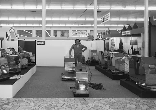 Giancarlo Ruffo na targach Fiera Campionaria w Mediolanie