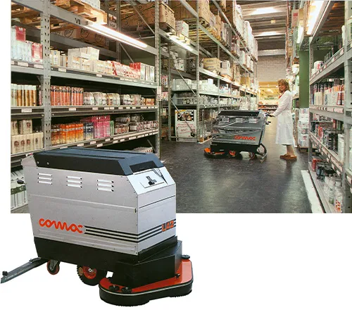 Wprowadzenie na rynek prowadzonego automatu szorującego Comac L42
